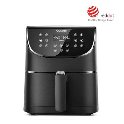 Cosori CP158-AF PREMIUM –  5.5L  horkovzdušná fritéza + 5x špíz a gril. rošt, black