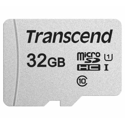 TRANSCEND MicroSDHC karta 32GB 300S, UHS-I U1 + adaptér