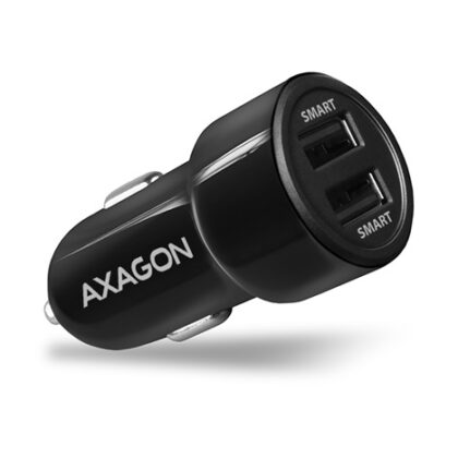 AXAGON PWC-5V5, SMART nabíječka do auta, 2x port 5V-2.4A + 2.4A, 24W