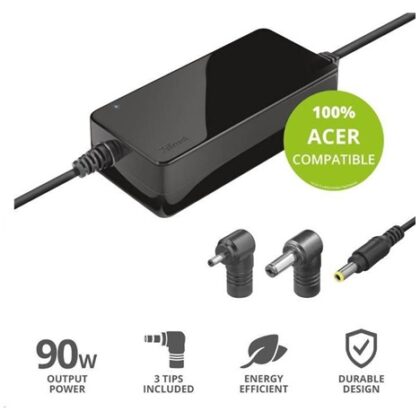 TRUST napájecí adaptér MAXO pro notebooky ACER 90W, vč. koncovek
