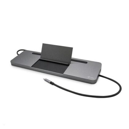i-tec USB-C Metal Ergonomic 4K 3x Display Docking Station + Power Delivery 85 W