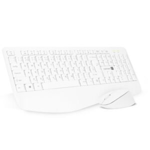 CONNECT IT Combo bezdrátová bílá klávesnice + myš, CZ + SK layout