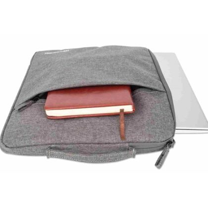MANHATTAN Pouzdro Seattle Notebook Sleeve 15.6″, Voděodolný, šedá