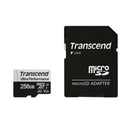 TRANSCEND MicroSDXC karta 256GB 340S, UHS-I U3 A2 Ultra Performace 160/125 MB/s