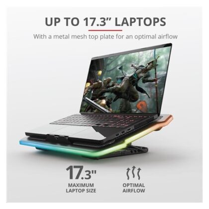 TRUST Stojan na notebook GXT1126 AURA LAPTOP COOLING STAND (chladící podložka)