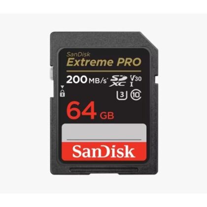 SanDisk SDXC karta 64GB Extreme PRO (200 MB/s Class 10, UHS-I U3 V30)