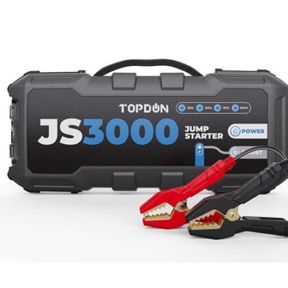 TOPDON Car Jump Starter JumpSurge 3000, 24000 mAh