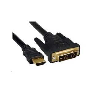 PREMIUMCORD Kabel HDMI - DVI-D 2m (M/M, zlacené kontakty, stíněný)