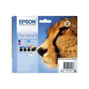 EPSON ink Multipack 4-colours T0715 DURABrite Ultra Ink