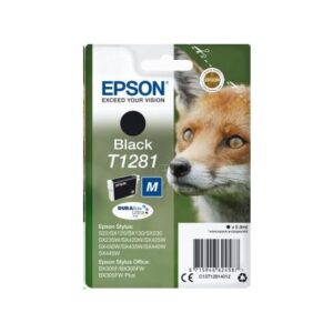 EPSON ink čer Singlepack "Liška" Black T1281 DURABrite Ultra Ink (5,9 ml)