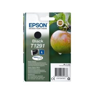 EPSON ink čer Singlepack "Jablko" Black T1291 DURABrite Ultra Ink (11,2 ml)