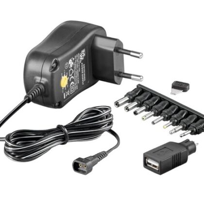 Goobay Univerzální napájecí adaptér 230V/3-12V stejnosměrný 300mA