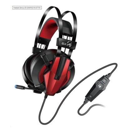 GENIUS sluchátka GX GAMING headset – HS-G710V/ 7.1/ vibrační/ USB/ ovládání hlasitosti