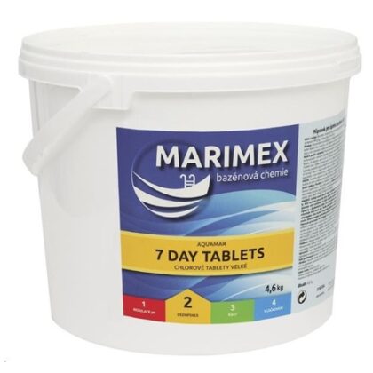 Marimex 7 Denní tablety 4,6 kg – bazénová chemie – DEZINFEKCE