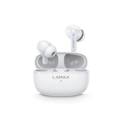LAMAX Clips1 Play – špuntová sluchátka – bílé