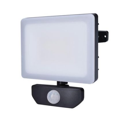 Solight LED reflektor Quick se sensorem, 30W, 2550lm, 4000K, IP44, černý