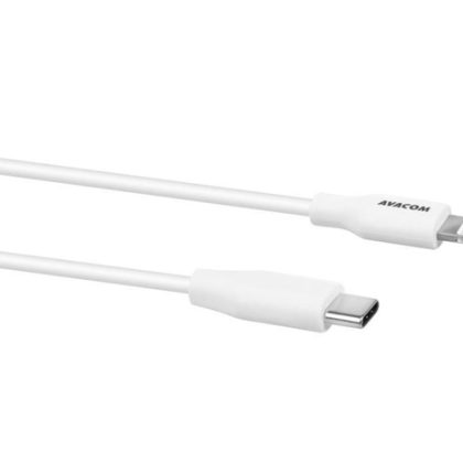AVACOM MFIC-120W kabel USB-C – Lightning, MFi certifikace, 120cm, bílá