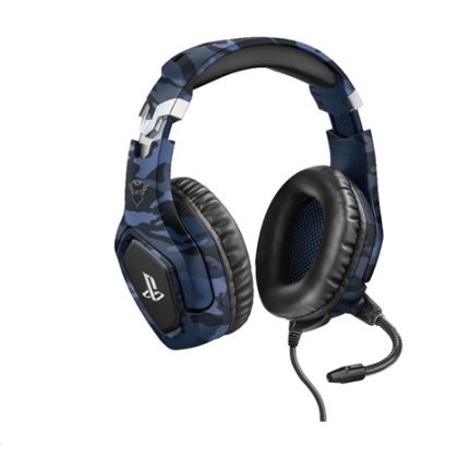 TRUST sluchátka GXT 488 Forze-B PS4 Gaming Headset – Sony Licensed – blue