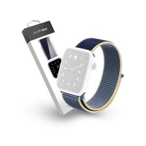 RhinoTech řemínek Magic Tape pro Apple Watch 42/44/45/49mm ledově modrá