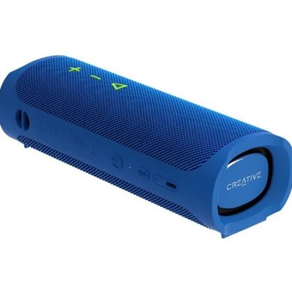 Creative repro Muvo Go Přenosný a vodotěsný Bluetooth reproduktor – modrý