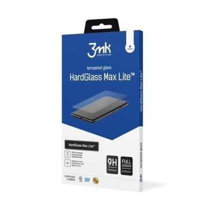 3mk tvrzené sklo HardGlass Max Lite Black pro Apple iPhone 15 Pro