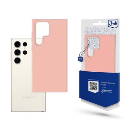 3mk ochranný kryt Matt Case pro Samsung Galaxy S23 Ultra (SM-S918) lychee/růžová