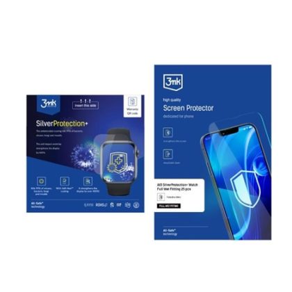 3mk All-Safe – AIO fólie SilverProtection+ Full Wet Fitting Watch, 5 ks