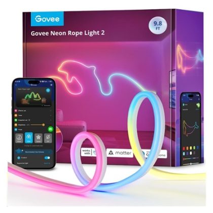 Govee Neon 2 MATTER ohebný LED pásek (3m) – RGBIC