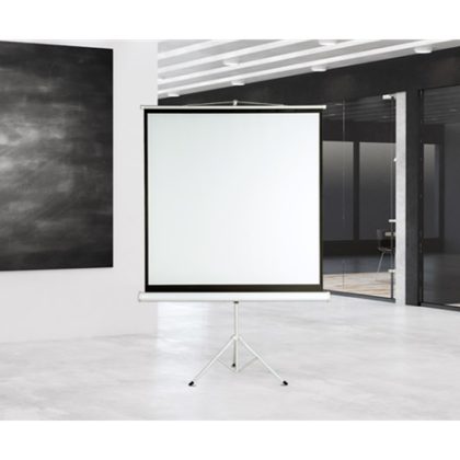 Projekční plátno Aveli stativ, 130×130 (1:1) 72″