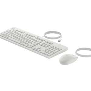HP 225 Wired Mouse and Keyboard Combo - Česká-Slovenská White