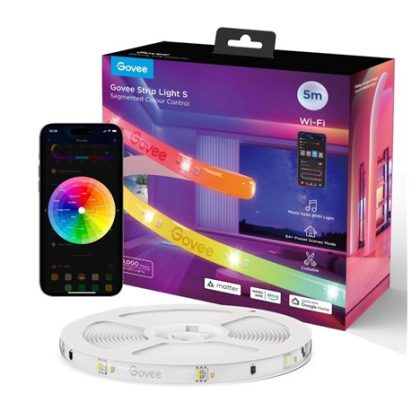 Govee WiFi RGBICW Smart PRO LED pásek 5m Matter – extra odolný