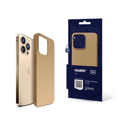 3mk ochranný kryt HARDY Silicone MagCase pro Apple iPhone 14 Pro Max, Gold