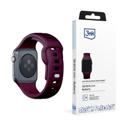 3mk řemínek Watch Strap pro Apple 38/40/41 mm Mulberry