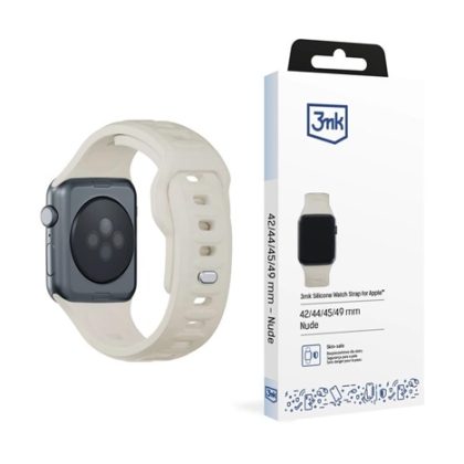 3mk řemínek Watch Strap pro Apple 42/44/45/49 mm Nude