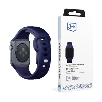 3mk řemínek Watch Strap pro Apple 42/44/45/49 mm Ocean Blue