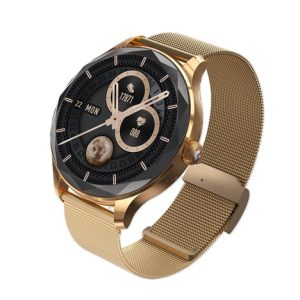 Garett Smartwatch Viva gold steel