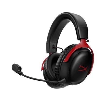 HyperX Cloud III Wireless BLK/RED GAM HEADSET – Sluchátka k PC