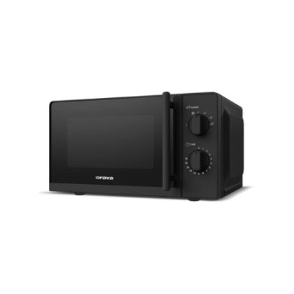 Orava mikrovlnná trouba, 700 W, 20 l, 6 úrovní mikrovlnného výkonu, černá