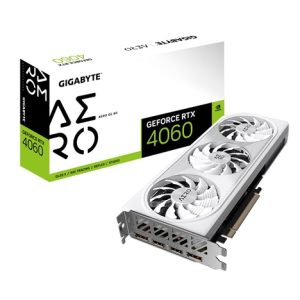 GIGABYTE VGA NVIDIA GeForce RTX 4060 AERO OC 8G, 8G GDDR6, 2xDP, 2xHDMI