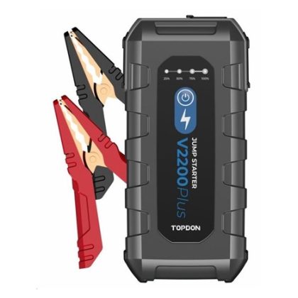 TOPDON Car Jump Starter V2200Plus, 1600mAh
