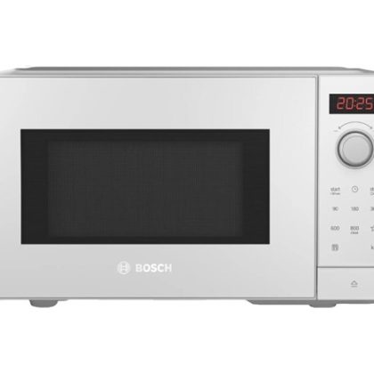Bosch Serie 2 FFL023MW0 mikrovlnná trouba, 800 W, 20 l, LED displej, 5 úrovní výkonu, bílá
