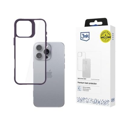 3mk ochranný kryt Satin Armor Case+ Purple pro Apple iPhone 16 Pro Max