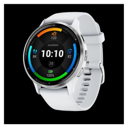 Garmin Venu® 3, Silver/White, Silicone band