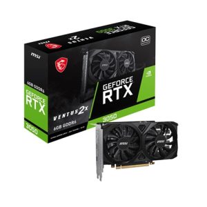 MSI VGA NVIDIA GeForce RTX 3050 VENTUS 2X E 6G OC, 6G GDDR6, 1xDP, 2xHDMI