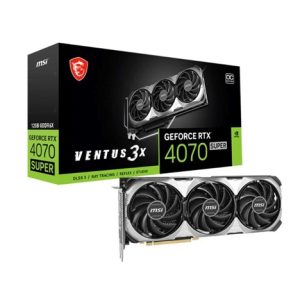 MSI VGA NVIDIA GeForce RTX 4070 SUPER 12G VENTUS 3X OC, 12G GDDR6X, 3xDP, 1xHDMI