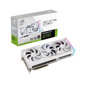 BAZAR - ASUS VGA NVIDIA GeForce RTX 4090 ROG STRIX WHITE OC 24G, 24G GDDR6X, 3xDP, 2xHDMI (Bez příšlušenství)