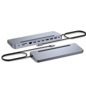 BAZAR - i-tec USB-C Metal Ergonomic 4K 3x Display Docking Station, PD 100W + i-tec Universal Charger 100W (bundle) - Poš