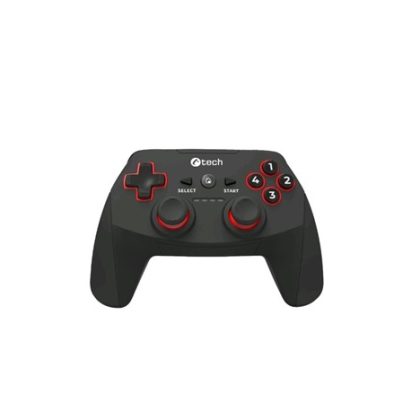 C-TECH Gamepad Khort pro PC/PS3/Android, 2x analog, X-input, vibrační, bezdrátový, USB