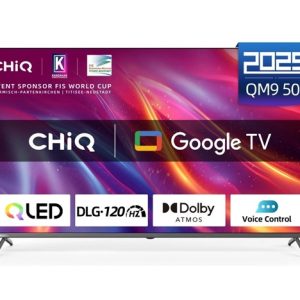 CHiQ U50QM9G TV 50", UHD QLED Google TV - rozbaleno