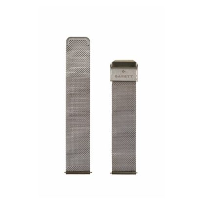 Garett univerzální řemínek 18 mm, stříbrný kovový, typ Mesh